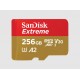 SanDisk Extreme 256 GB MicroSDXC UHS-I Clase 3